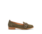 Hush Puppies Women's Luxe Shoes - Olive Suede