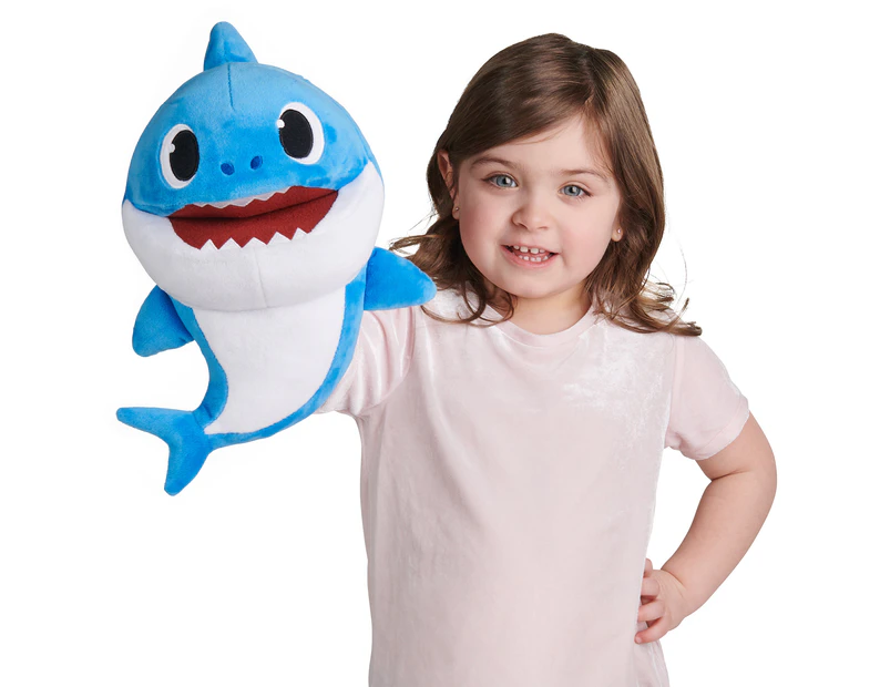 Baby Shark Song Puppet with Tempo Control in Blue