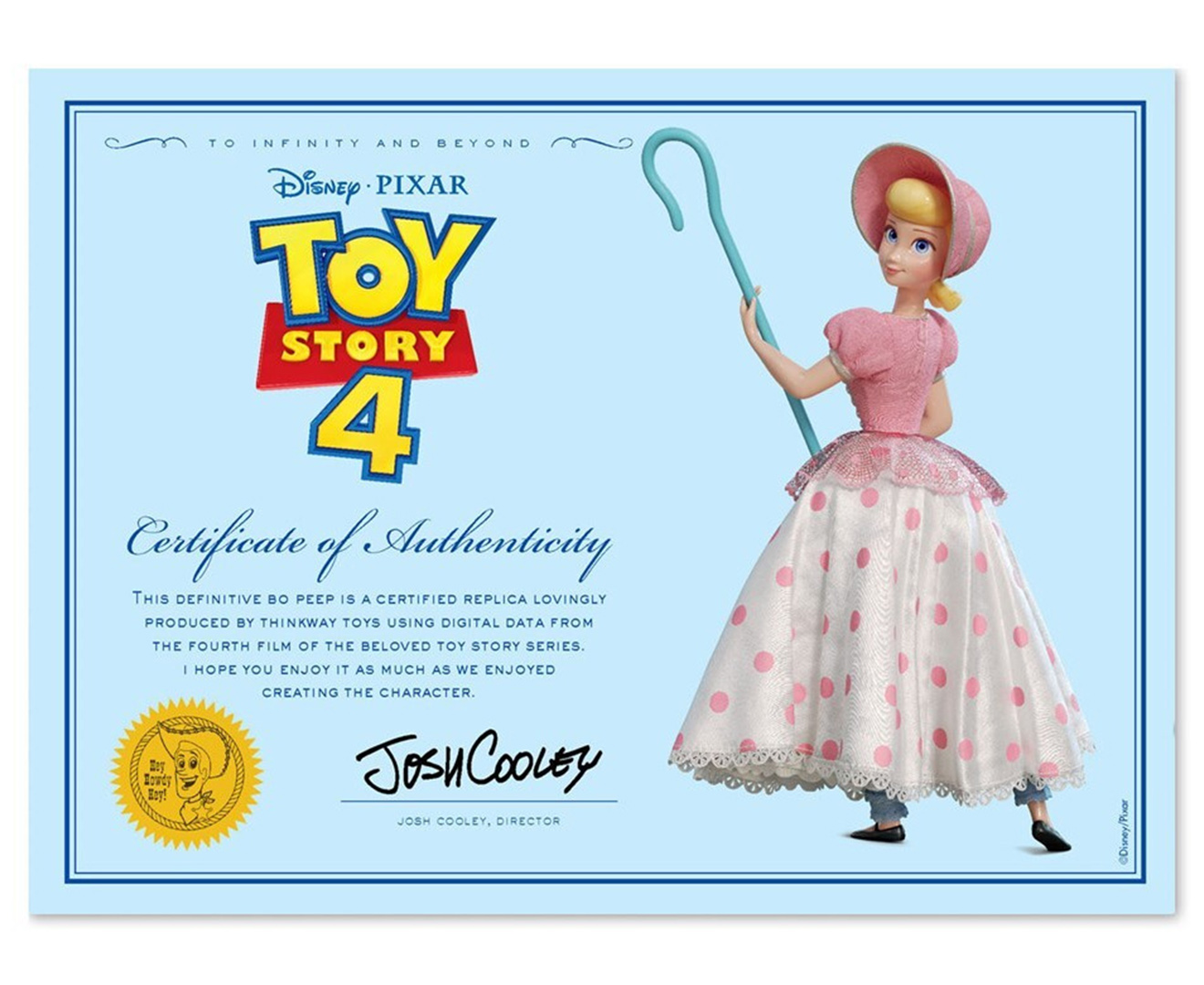 Toy Story Signature Collection Bo Peep & Sheep Deluxe Film Replica ...