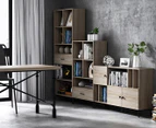 HelloFurniture Niva 3-Door Sideboard - Natural