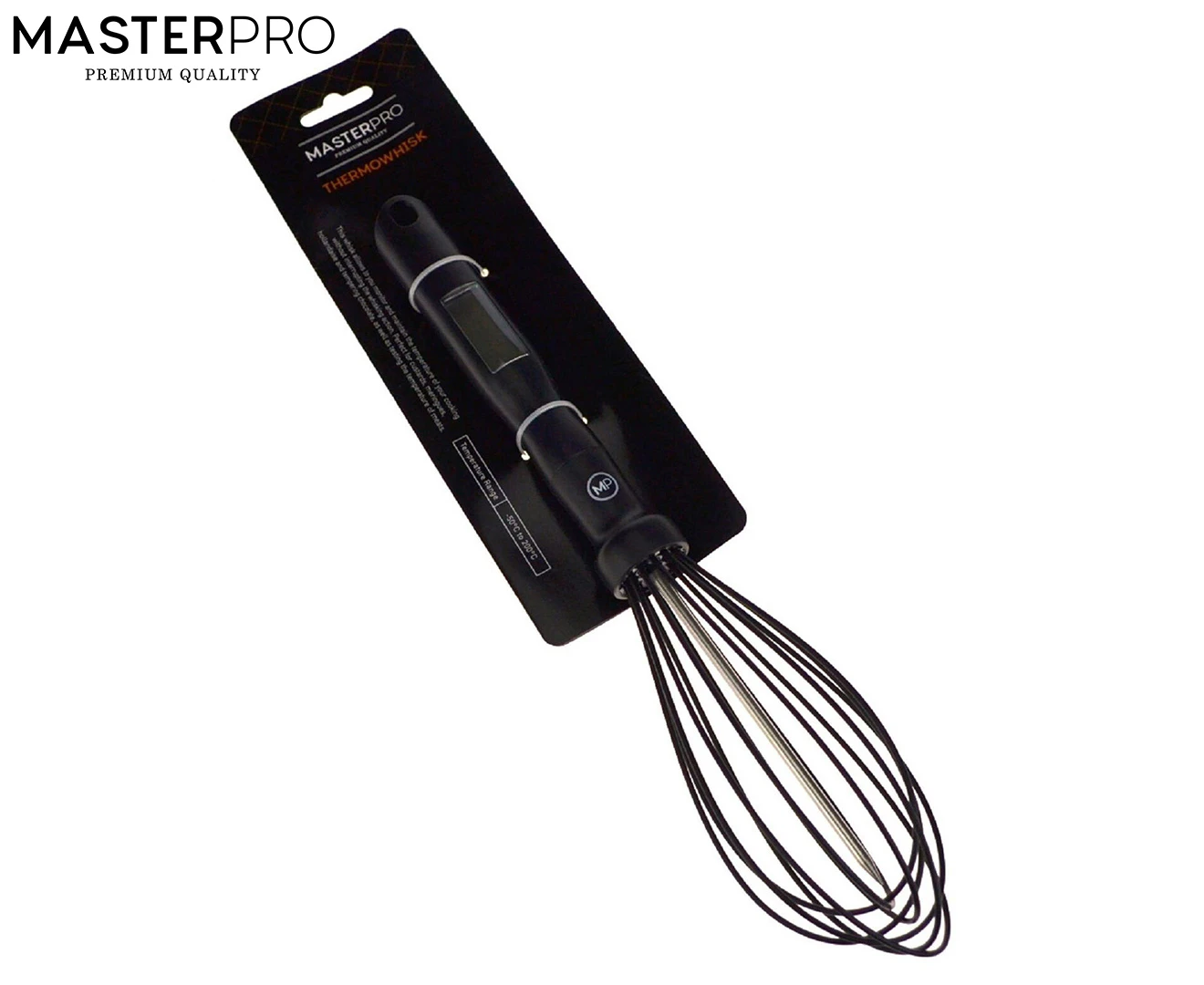 MasterPro 30cm Thermowhisk - Black