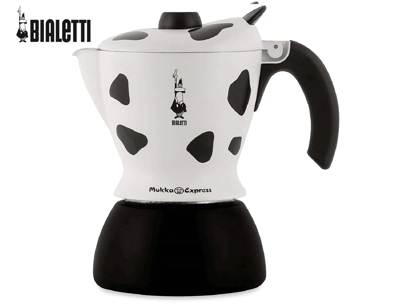 Bialetti 2-Cup Mukka Express Stovetop Cappuccino Maker