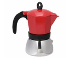 Bialetti 6-Cup Moka Induction Coffee Maker - Red