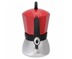 Bialetti 6-Cup Moka Induction Coffee Maker - Red