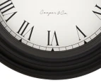 Cooper & Co. 60cm Jumbo Quartz Wall Clock - Black
