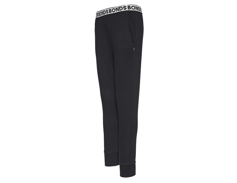 Bonds Women's Essentials Terry Skinny Trackpants / Tracksuit Pants - Black