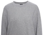 Bonds Women's Essentials Terry Pullover Sweatshirt - New Grey Marle