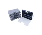 Tackle Box Component Tray 32- 2 Lids Carry handle