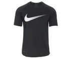 Nike Men's Pro Short Sleeve Graphic Tee / T-Shirt / Tshirt - Black/White