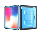WIWU C-Luo Anti-fall Protective Hard Case Tablet Kickstand For iPad Pro 11inch(2018)-Light Blue 1
