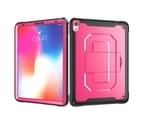 WIWU C-Luo Shockproof Hard Case Kickstand With Pencil Holder For iPad Pro 11inch(2020)-Rose Red 1