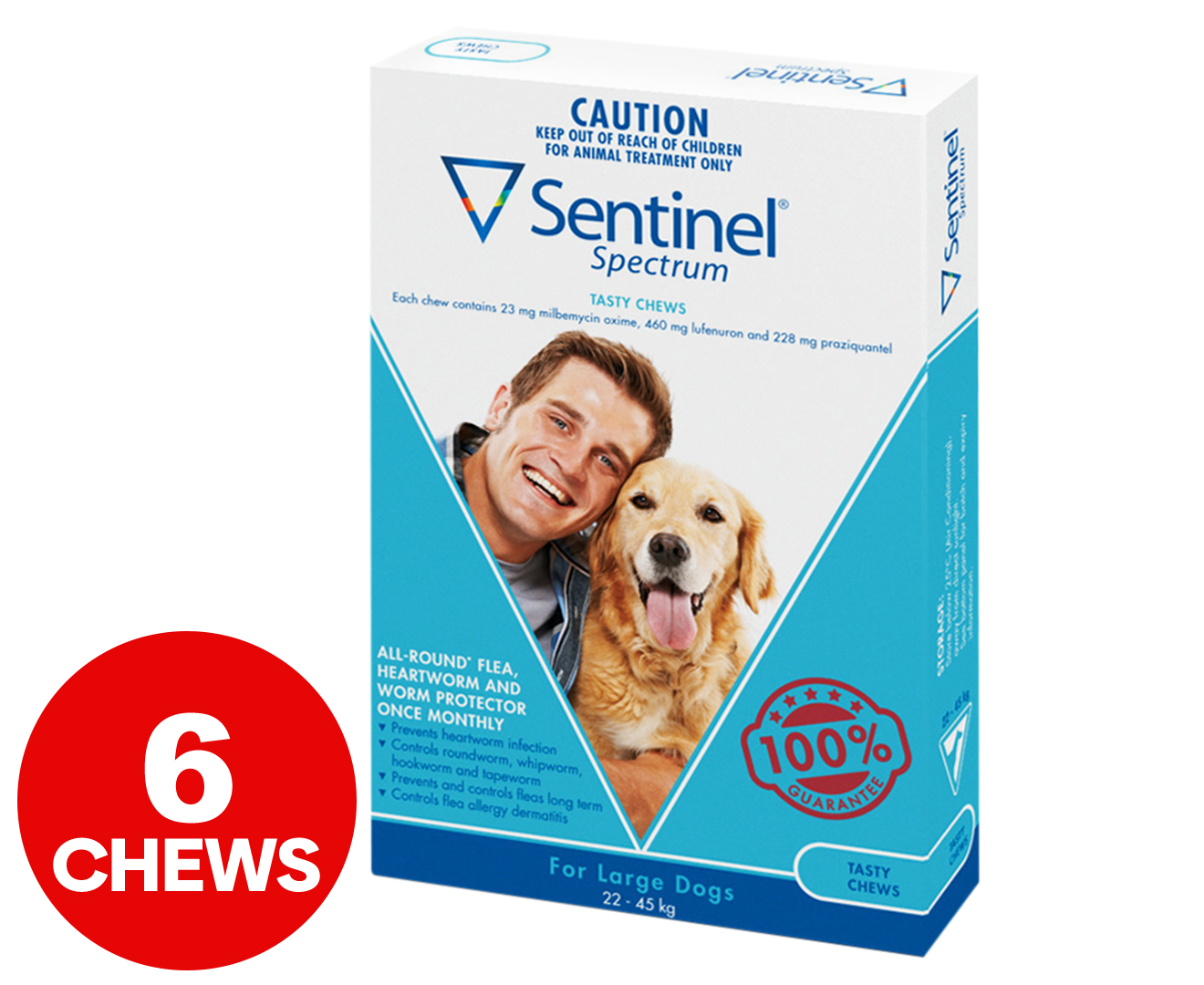 how long does sentinel for dogs take to work