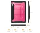 WIWU C-Luo Shockproof Hard Case Kickstand With Pencil Holder For 9.7" iPad Air 2/iPad Pro 9.7-Rose Red 2
