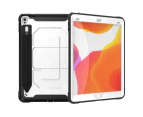 WIWU C-Luo Shockproof Hard Case Kickstand With Pencil Cap Holder For 9.7" iPad Air 2/iPad Pro 9.7-White