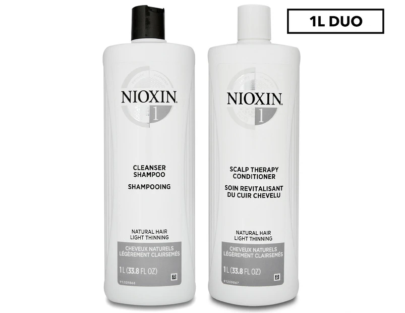 Nioxin System 1 Cleanser & Conditioner Duo 1L