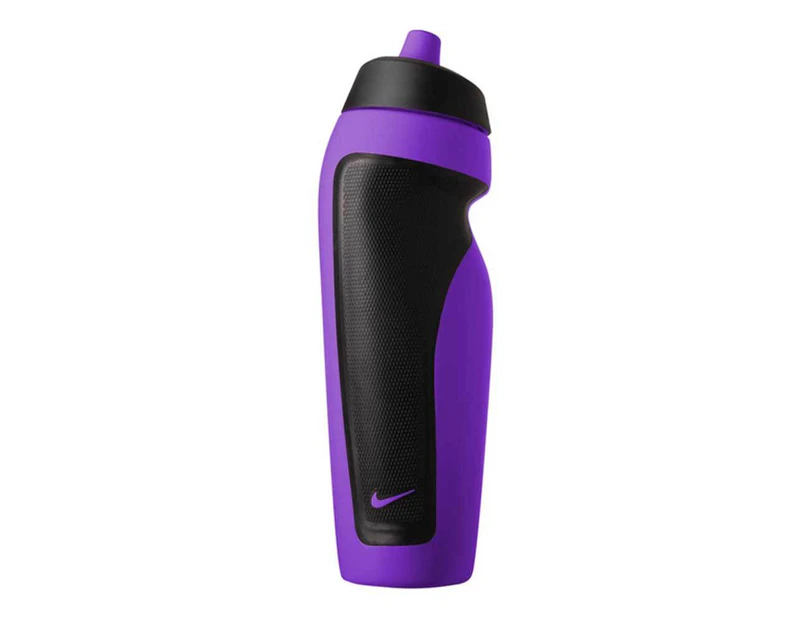 Nike 600ml Water Bottle Training Hydration Sports Drink BPA Free Vivid Purple