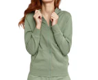 Bonds Women's Essentials Fleece Zip Hoodie - Jamie Olive