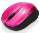 Verbatim Go Nano Wireless Computer Mouse - Hot Pink 3