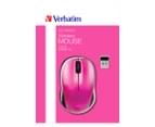 Verbatim Go Nano Wireless Computer Mouse - Hot Pink 6