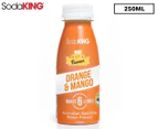 SodaKING Sparkling Water Flavour Orange & Mango 250mL