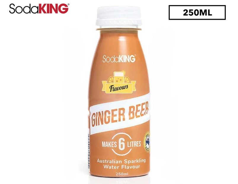 SodaKING Sparkling Water Flavour Ginger Beer 250mL