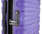 Antler Juno II 55cm Carry On Hardcase Spinner Luggage/Suitcase - Purple