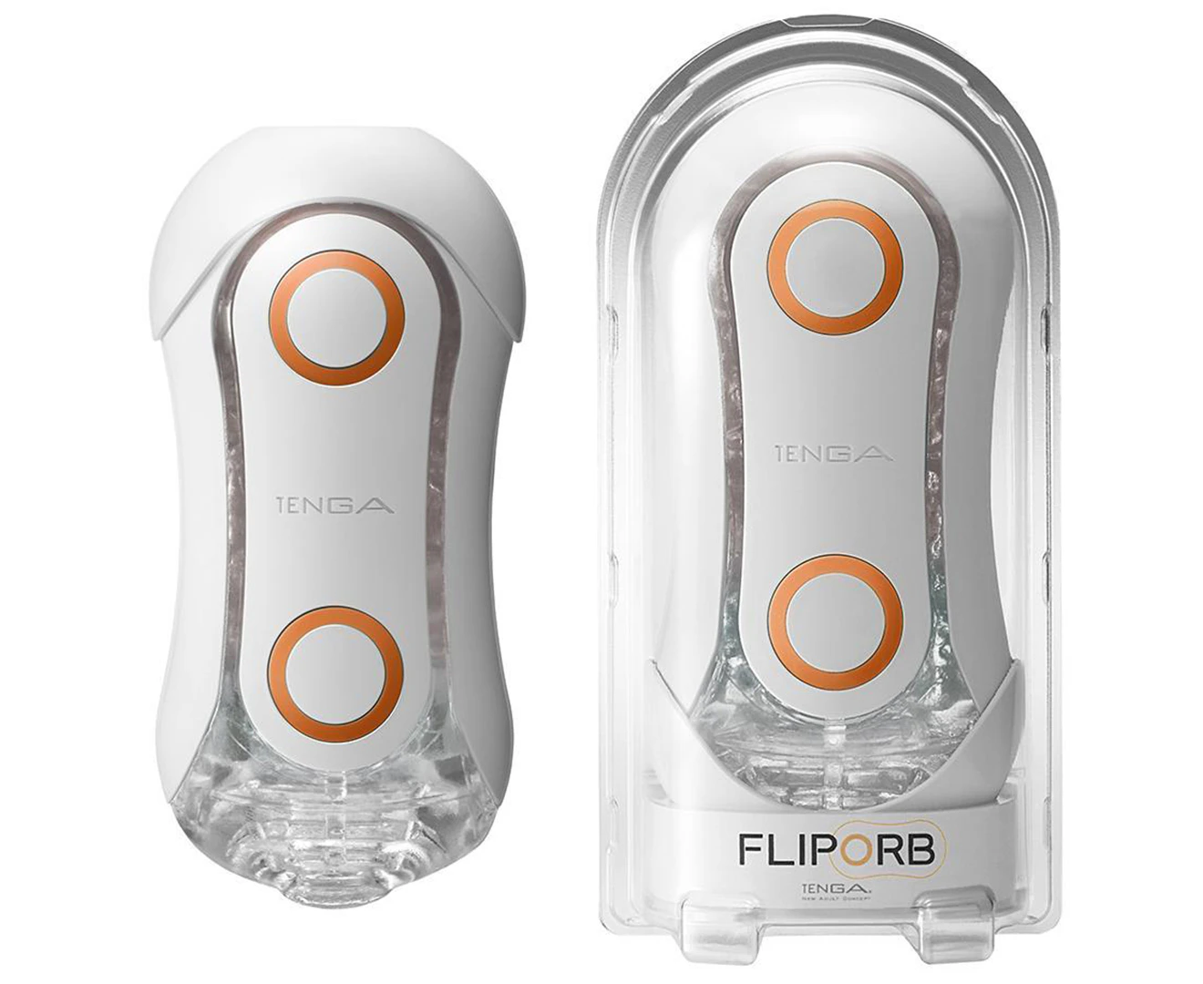 Tenga Flip Orb Masturbator - Orange Crash