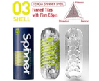 Tenga Spinner Shell Masturbator - Clear/Green
