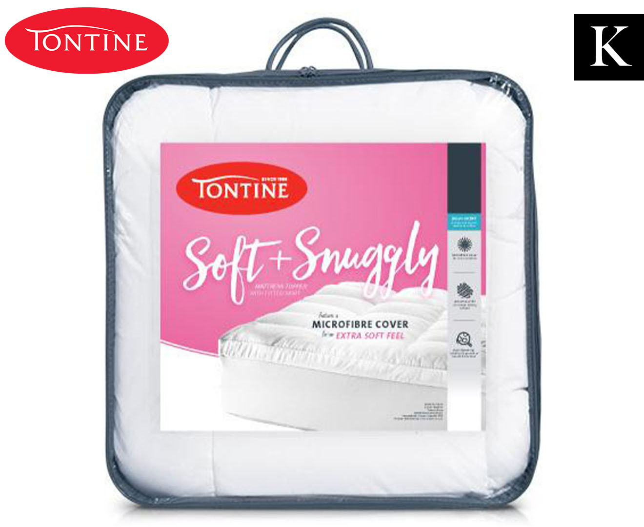 tontine soft and snuggly mattress topper