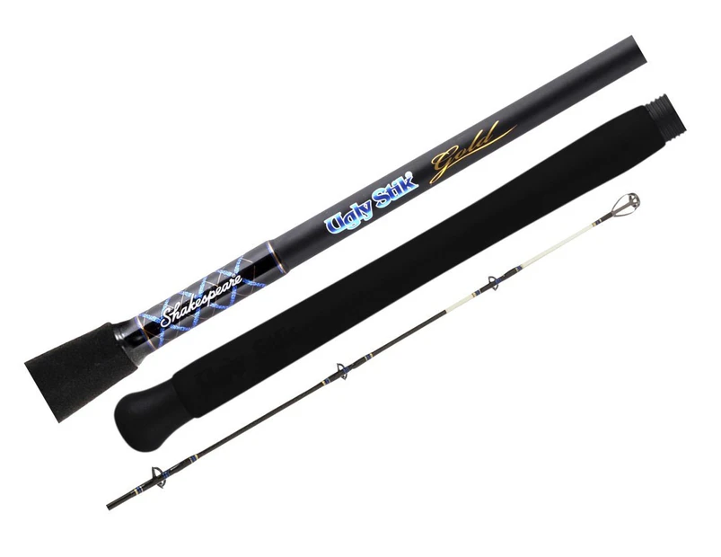 8ft Ugly Stik Gold 6-10kg Spinning Fishing Rod - 2 Piece Spin Rod (New Model)