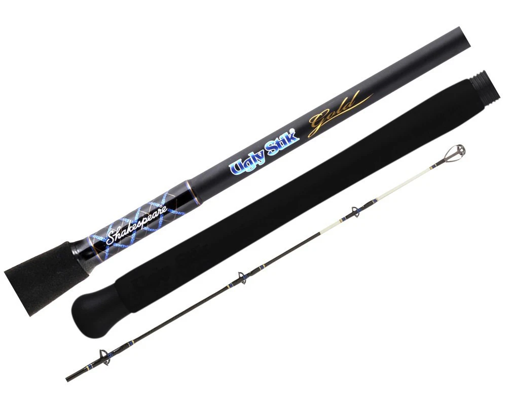 8ft Ugly Stik Gold 6-10kg Spinning Fishing Rod - 2 Piece Spin Rod (New  Model)