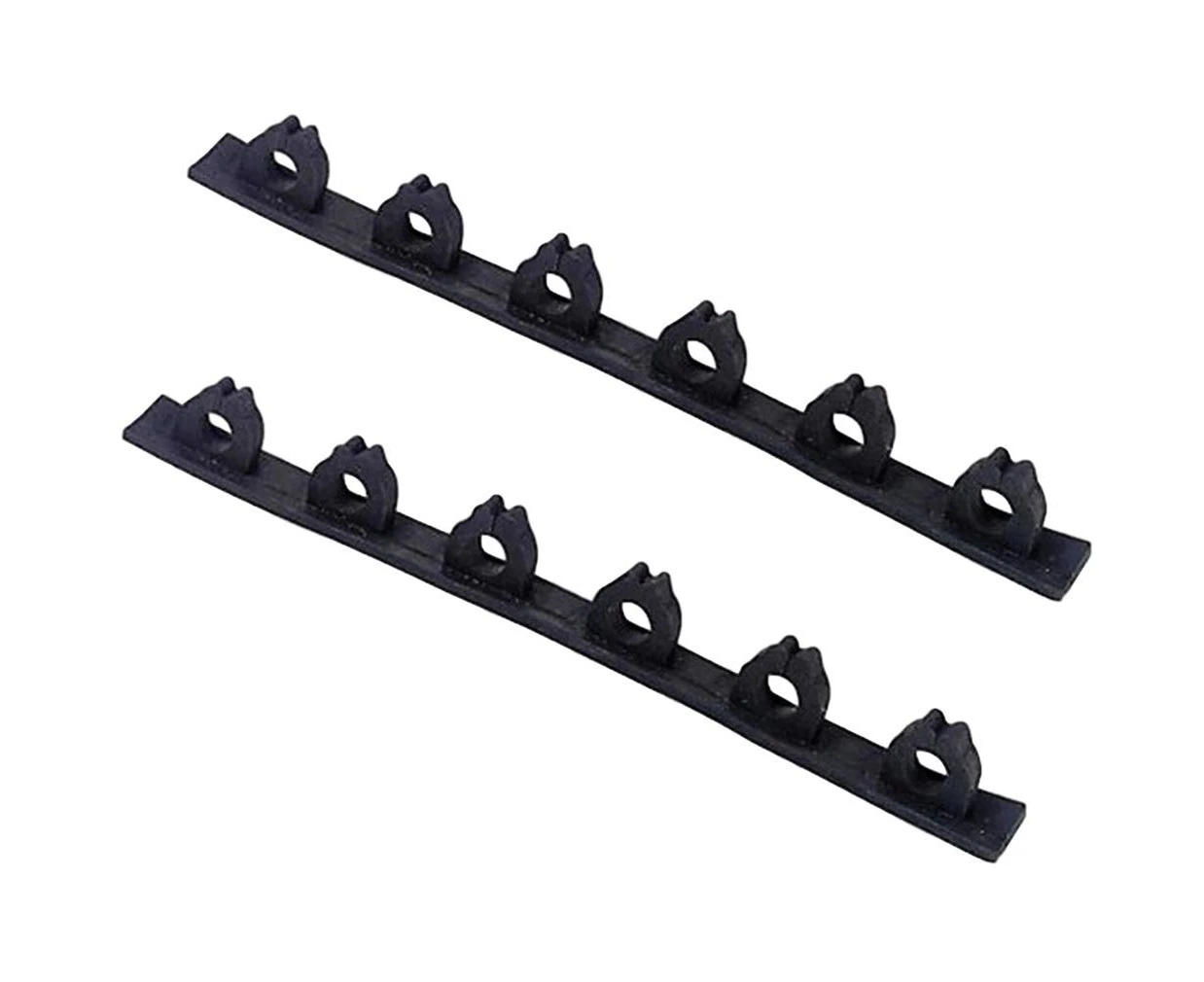 2 Pack SureCatch Large Moulded Rubber Rod Racking - Holds Up To 12 Fishing Rods