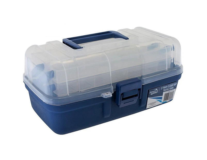 Jarvis Walker Tackle Box 2 Tray Clear Top