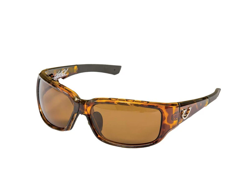 Mustad Hank Parker Polarized Fishing Sunglasses-Polarised Sunnies - Amber Lens