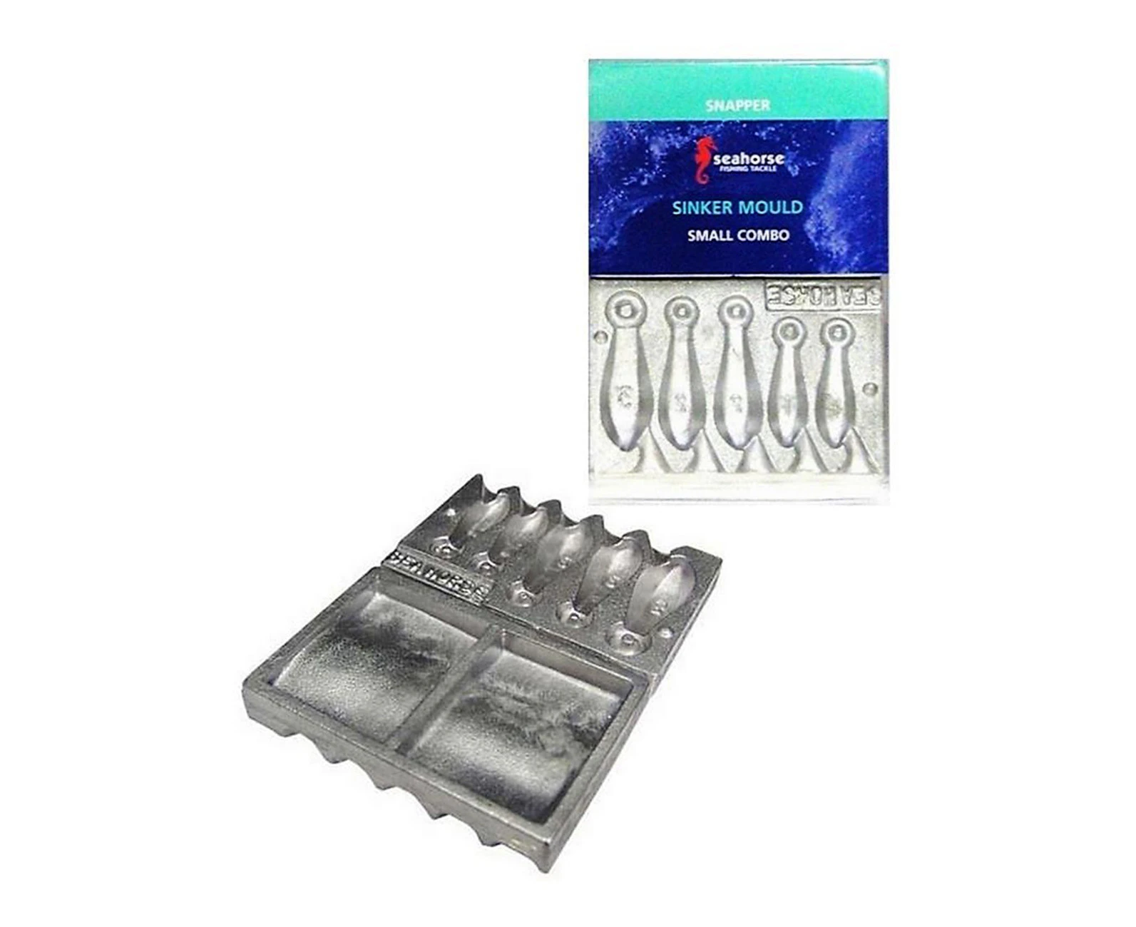 Seahorse Small Snapper Sinker Mould Combo 1oz 2oz 3oz