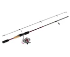 Pink 5'6 Okuma Steeler XP 2 Piece Fishing Rod and Reel Combo Spooled with Line