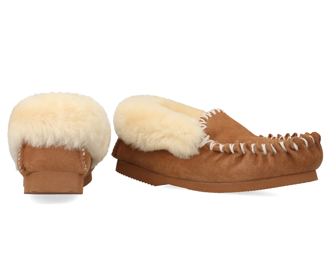 just sheepskin moccasin slippers