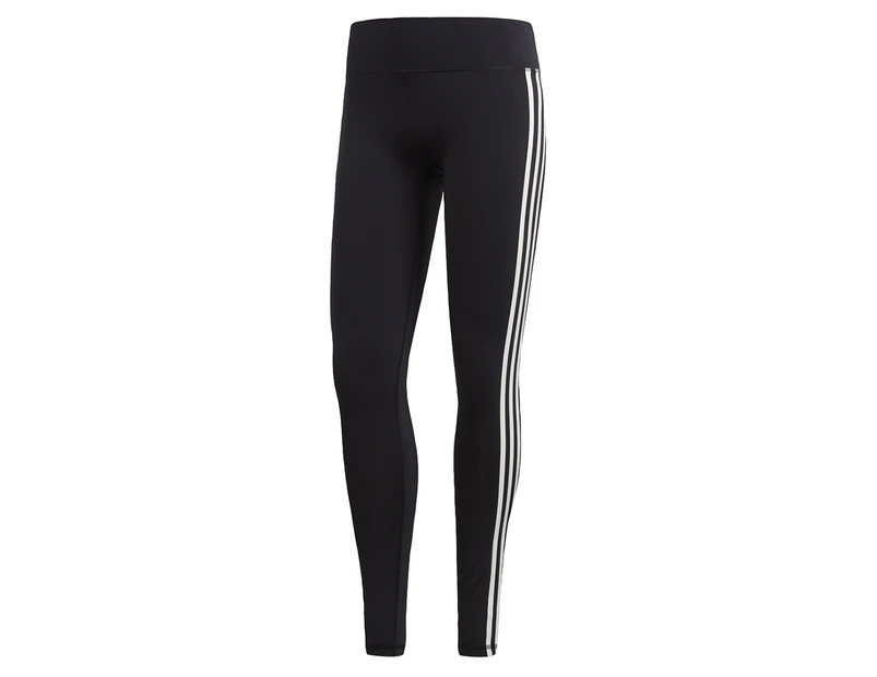 Adidas Women's Believe This 3-Stripes Tights / Leggings - Black