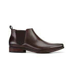 Julius Marlow Mens Kick Work Leather Boots Shoes Chelsea - Mocha