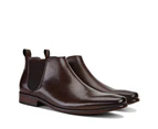 Julius Marlow Mens Kick Work Leather Boots Shoes Chelsea - Mocha