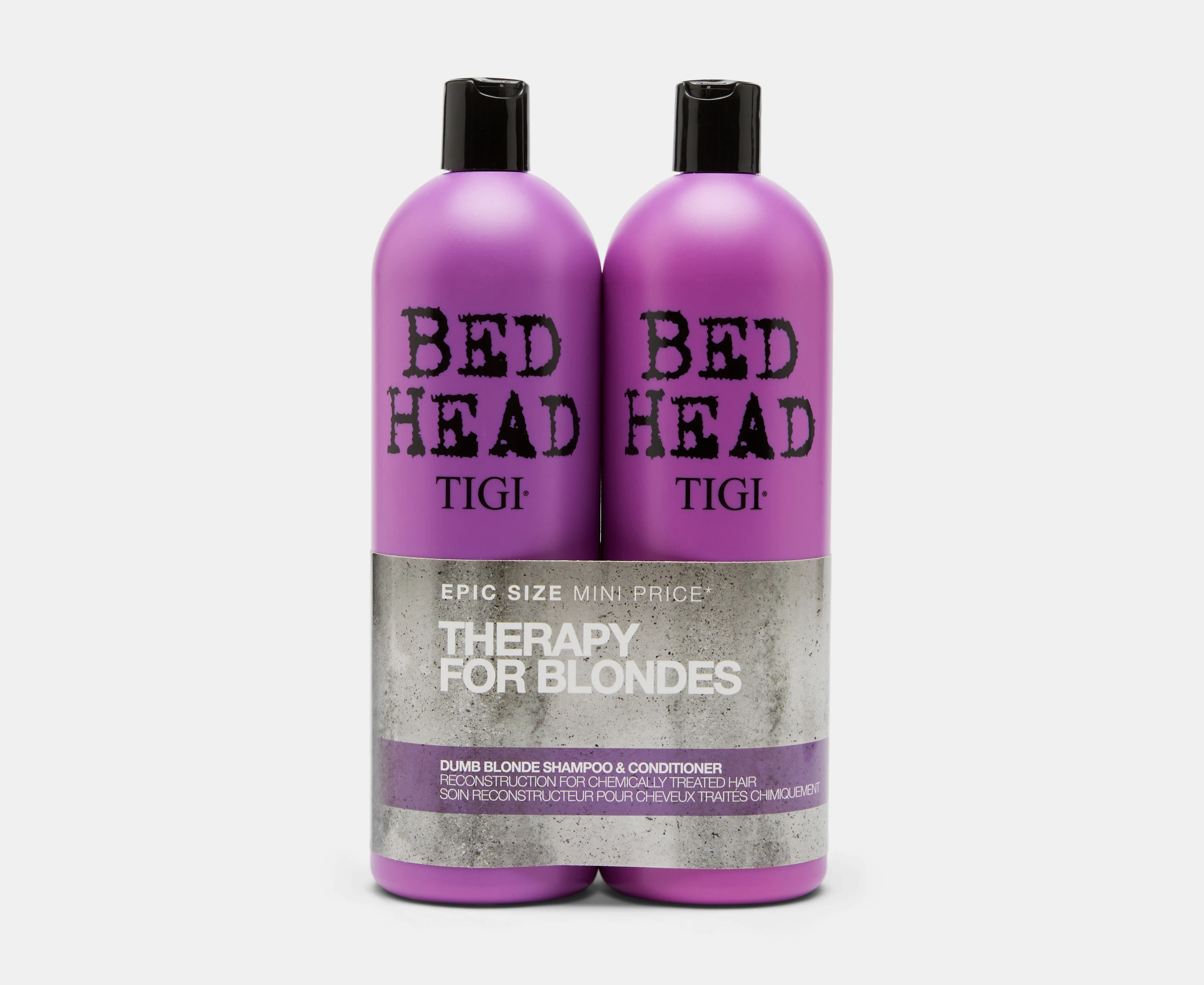 TIGI Bed Head Dumb Blonde Shampoo & Conditioner Pack 750mL