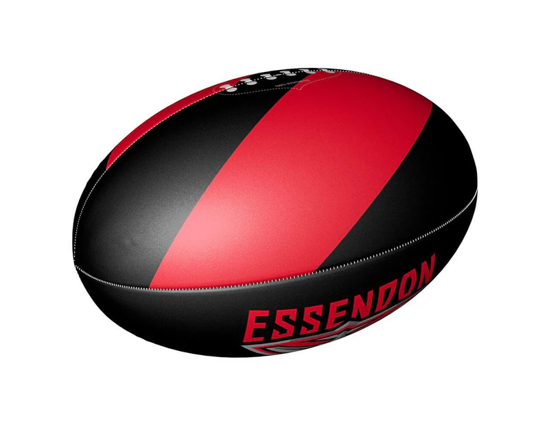 Steeden Essendon Supporter Sponge Football - Red/Black