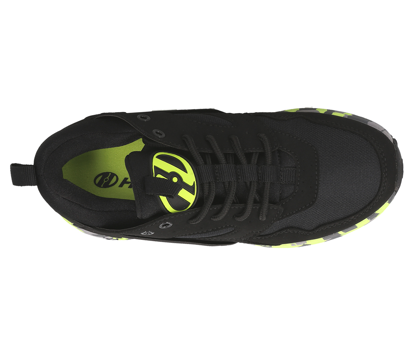 Heelys Boys' Force Skate Roller Shoes - Black/Bright Yellow | Catch.co.nz