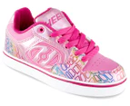 Heelys Girls' Motion Plus Skate Shoes - Pink/Light Pink/Multi