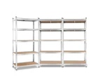 Warehouse Shelving Racking 3X0.9M 5 Tier Steel Metal Rack - Home Garage Storage