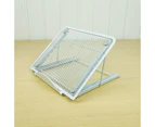 WiWU Durable Portable Foldable Notebook Laptop Desk Table Stand Bed Tray Cooling rack-Silver Grey