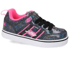 Heelys Girls' Bolt Plus X2 Lighted Skate Shoes - Black Hologram/Pink