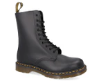 Dr. Martens Unisex 1490Z 10 Lace Up Genuine Smooth Leather Boots - Black Smooth