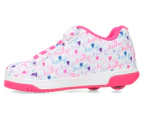 Heelys Girls' Dual Up X2 Skate Shoes - White/Pink/Multi