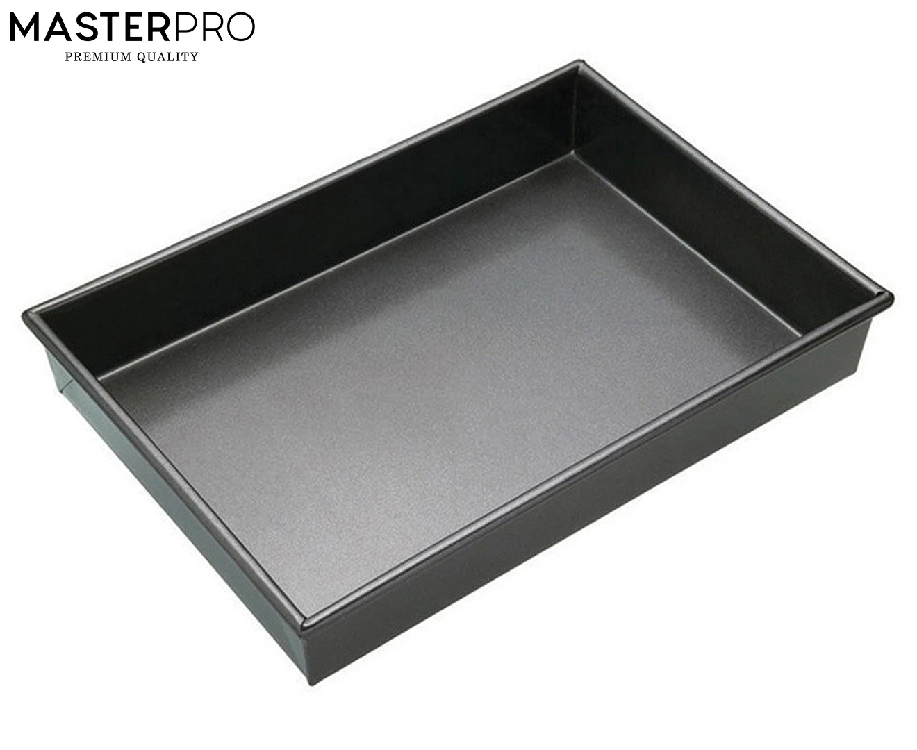 MasterPro 35x24cm Non-Stick Rectangular Deep Cake Pan